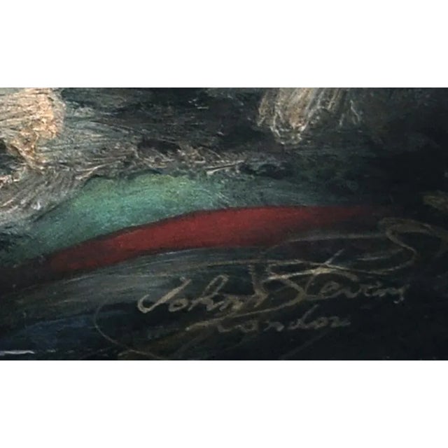 2000 - 2009 Sea Battle, English School Painting, Oil on Canvas, Framed For Sale - Image 5 of 7