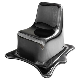 Black Chrome Melting Chair by Philipp Aduatz For Sale