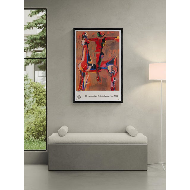 This original 1970 lithograph was designed by German artist Horst Antes for the 1972 Munich Olympic Games. Published by...