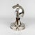 Small chrome table lamp from the art deco period with adjustable lamp shade as can be seen in the photographs. Original,...