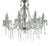Glass Crystal Chandelier from Unbekannt, 1990s For Sale