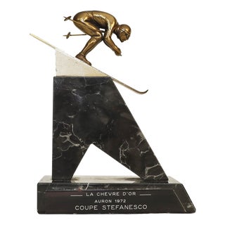 Bronze Ski Jumper, 1972 For Sale