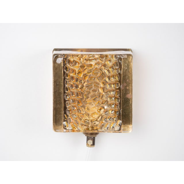 Danish Glass Sconces by Kalmar for Vitrika, 1960s, Set of 2 For Sale - Image 6 of 10