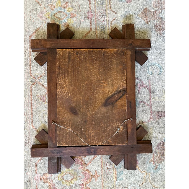 Arts & Crafts Early 20th Century English Arts and Crafts Mirror For Sale - Image 3 of 7