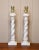 Metal Large Swedish White Alabaster Table Lamps by Nordic Company, from Nordiska Kompaniet, Set of 2 For Sale - Image 7 of 10