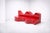 Space Age Red Vinyl Sofa Superonda from Archizoom, 1979, in Very Good conditions. Designed 1970 to 1979 I have official...
