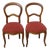 Antique Louis Philippe Chairs, 1800s, Set of 2 For Sale
