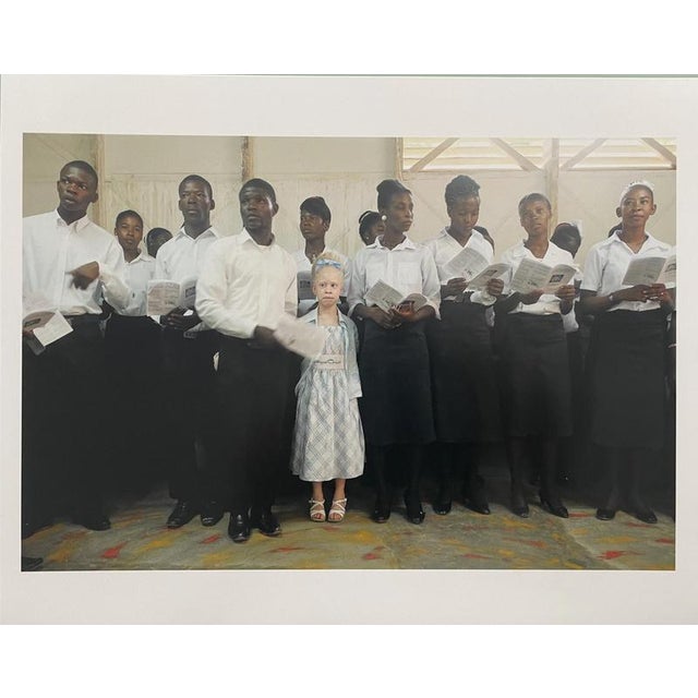 José Nicolas (1956) Haiti 2014, mass in Grand Boulage Lambda Draw Format 24 x 30 Numbered and signed This piece is...