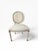 French Vintage French Louis XVI Style Carved Wood Side Chair With Original Painted Finish For Sale - Image 3 of 12