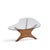 Wood Adrian Pearsall for Craft Associates Mid Century Walnut Jacks Coffee Table For Sale - Image 7 of 9