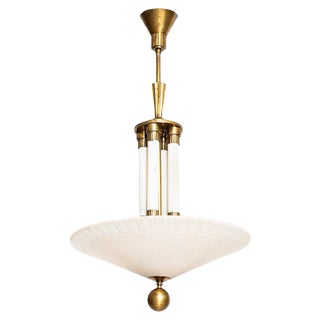 Swedish Art Deco Ceiling Lamp, 1940s For Sale