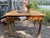 This charming table has been completely sanded and oiled by us. Width: 120.5 cm Depth: 79 cm Height: 78 cm, Legroom: 62 cm...