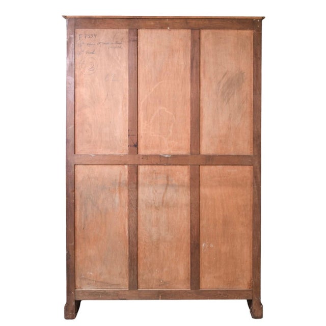 Beautiful and unique French filing or notary cabinet. Structurally sound and ready to use. Doors open on hinge. Some...