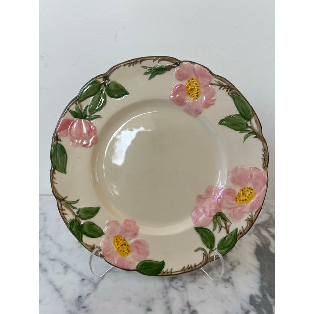 Franciscan Desert Rose Earthenware Salad Plate Set - 12 Plates For Sale In New York - Image 6 of 6