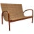 Mid-Century Italian Wood and Cord Woven Rope Bench, 1960s For Sale - Image 8 of 8