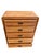 Modern Mid 20th Century Pencil Reed Rattan Crespi Style High Chest Dresser For Sale - Image 3 of 18