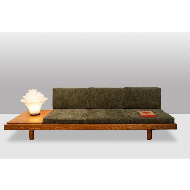 Wood L09 Three-Seater Bench in Blond Elm by Pierre Chapo, 1990s For Sale - Image 7 of 8