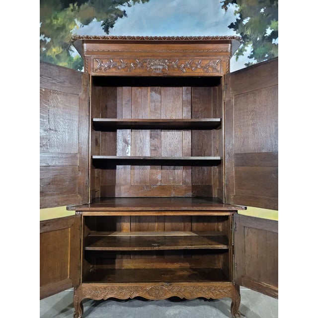 Small Two-Body Norman Oak Sideboard For Sale - Image 6 of 13