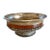 Antique Tibetan Silver & Wood Jha Pho Tsampa Bowl – Buddhist Auspicious Decor For Sale