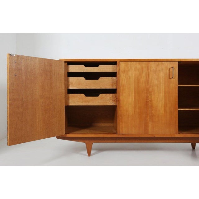 Mid-Century French Sideboard in Cherrywood, 1950s For Sale - Image 12 of 18
