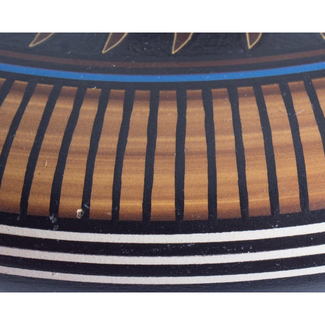 William Yazzie 1984 Navajo Pottery Vase For Sale - Image 9 of 9