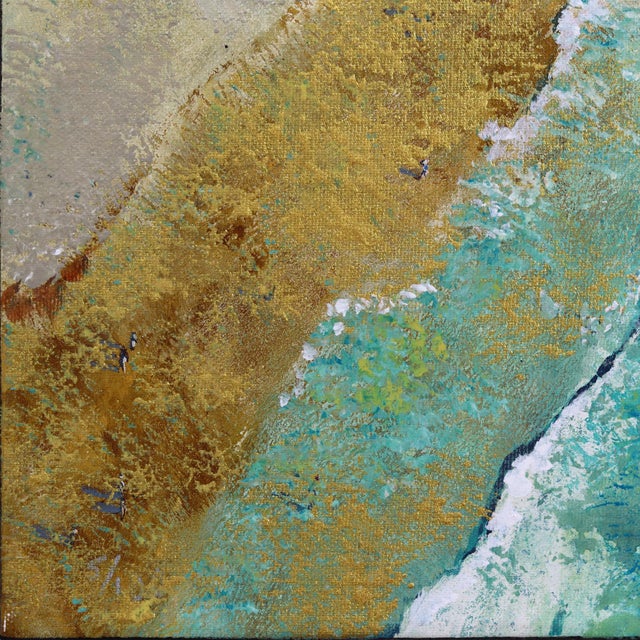 Golden Day - Original California Landscape Acrylic Painting on Canvas by Kathleen Keifer For Sale In Los Angeles - Image 6 of 9