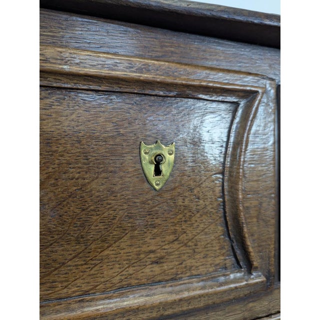 Antique Provincial Oak Chest of Drawers, 1700s For Sale - Image 10 of 16