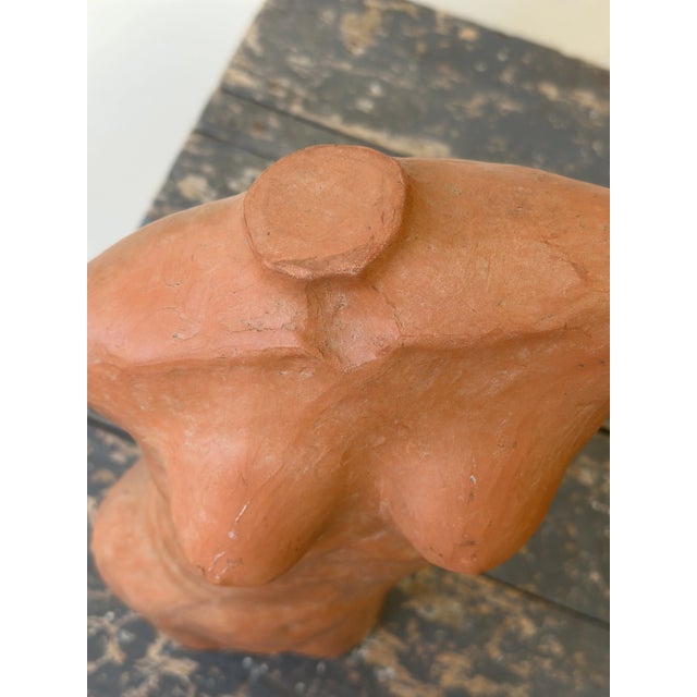 Vintage Large-Scale Terracotta Figure Sculpture, Circa 1960s For Sale - Image 13 of 14