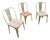 Art Nouveau Bistro Garden Chairs from Tolix, Set of 3 For Sale