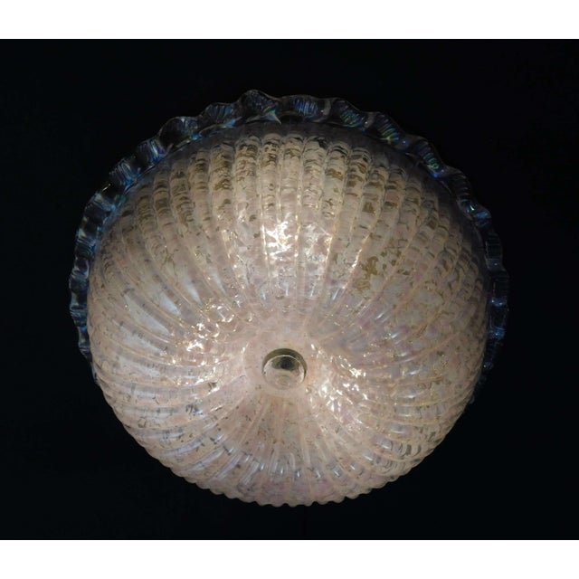 1960s Opalescent Murano Flush Mount For Sale - Image 4 of 7