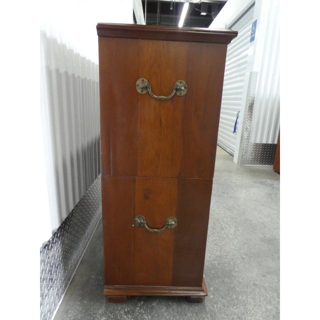 19th Century English Two Part Campaign Chest For Sale - Image 10 of 11