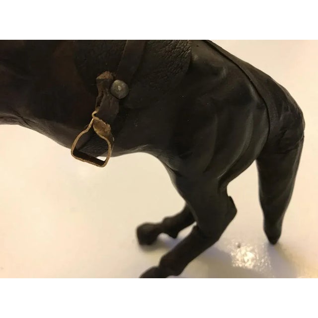 Leather Horse Figurine, 1950s For Sale - Image 13 of 18
