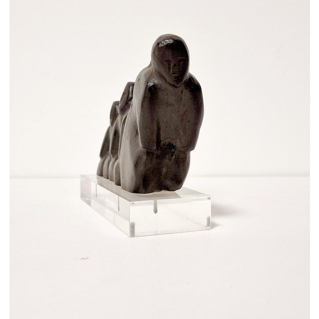 1970s Canadian Inuit Stone Sculpture, 1970s For Sale - Image 5 of 9