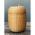 Vintage Woven Rattan Lidded Basket For Sale - Image 4 of 12