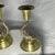 Vintage Brass Dolphin Candlestick Holders- Pair For Sale - Image 4 of 11