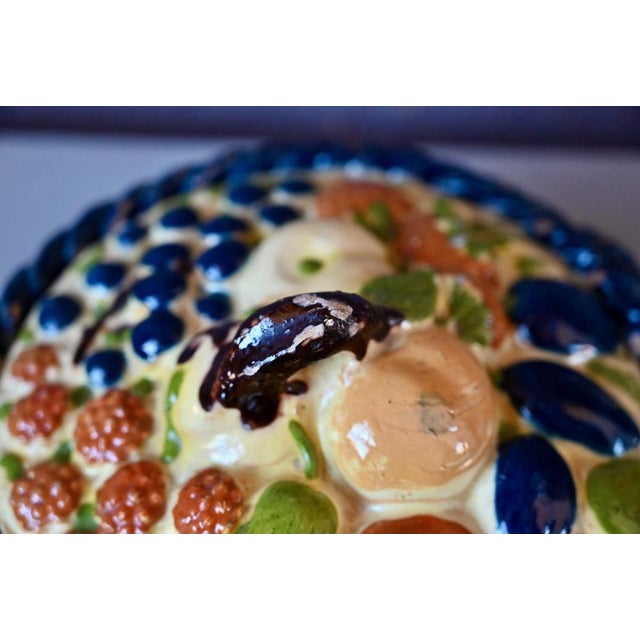 Vintage Soufflenheim Trompe LOeil Terracotta Covered Pot, 1920s For Sale - Image 10 of 14