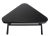 Black Mid-Century Modern Black Lacquer Gibbings Triangular Coffee Table For Sale - Image 8 of 10