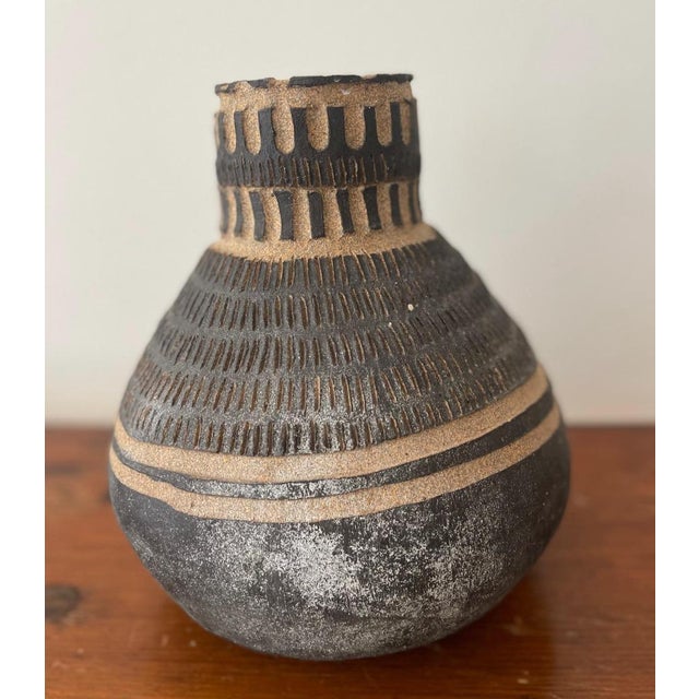 Studio Pottery Vase For Sale - Image 4 of 4