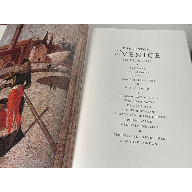 1970s The History of Venice in Paintings 1 St Edition Oversized Book For Sale - Image 4 of 9
