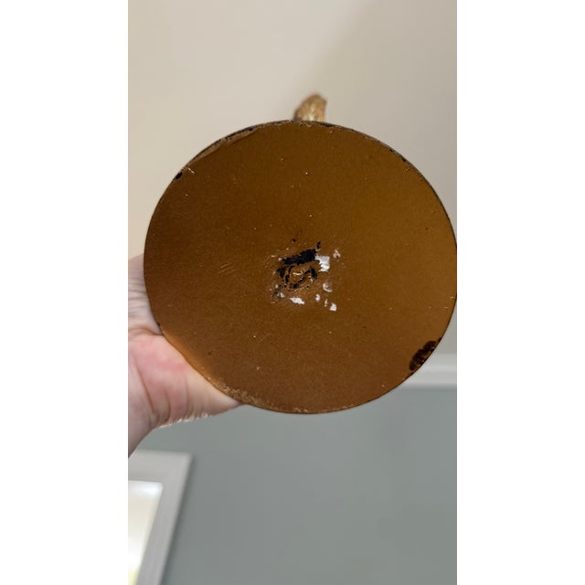 Metal Vintage Hollywood Regency Style Gilt Cherub Taper Candle Holder For Sale - Image 7 of 7