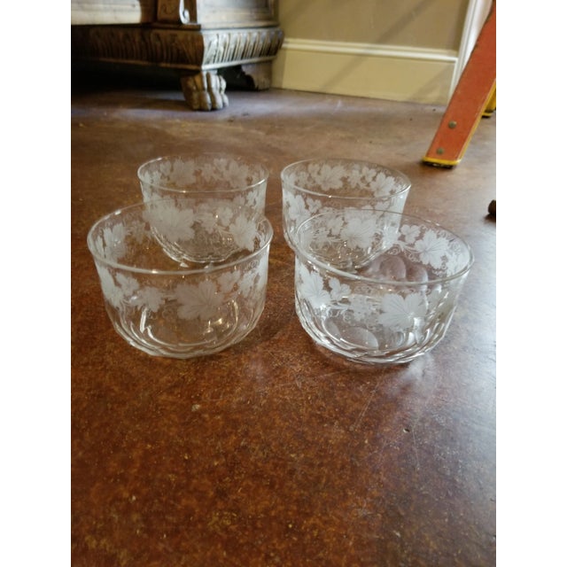 Set of Four Early 19th Century Etched Finger Bowls For Sale - Image 13 of 13