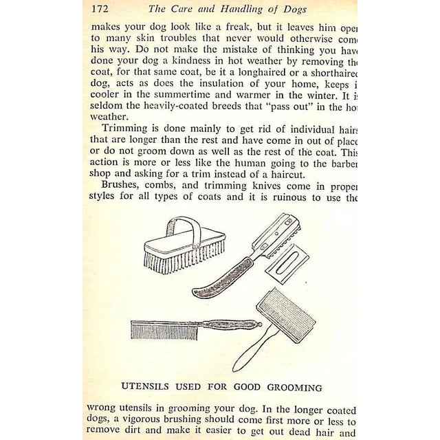 Paper "The Care and Handling of Dogs" 1950 Baird, Jack For Sale - Image 7 of 12