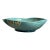 Vintage 1948 Roseville Pottery Wincraft Blue Console Bowl For Sale