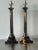 Silver Vintage Stamped English Silver Corinthian Column Candlestick Lamps - A Pair For Sale - Image 8 of 11