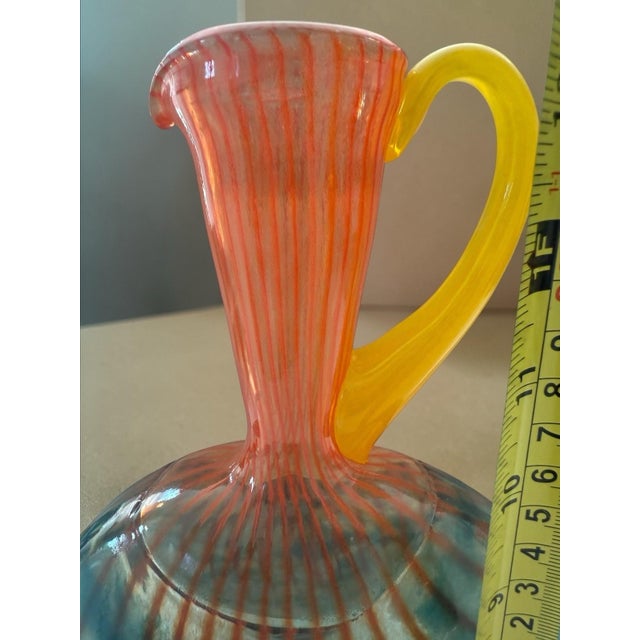 Kosta Boda "Bon Bon" Art Glass Ewer Jug by Kjell Engman For Sale - Image 10 of 11