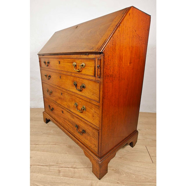 Georgian Secretaire in Oak, 1800 For Sale - Image 4 of 18