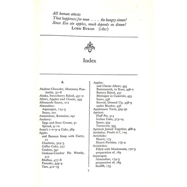 1950s "The Perfect Hostess Cook Book" 1958 Knopf, Mildred O. For Sale - Image 5 of 9