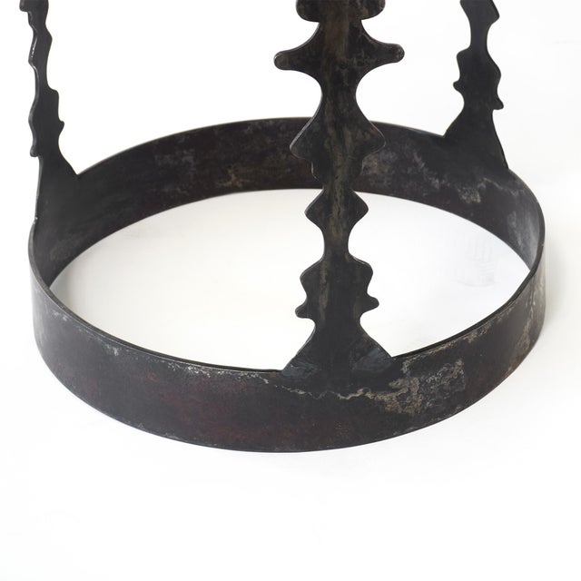 Rocco Drinks Table (Smaller Version) Iron For Sale - Image 4 of 5