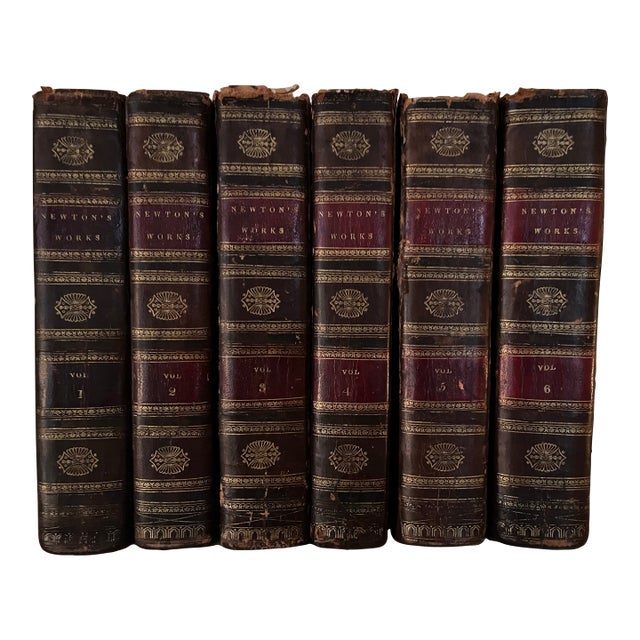 Fine Leather Bindings - Books by Reverend John Newton (1725 - 1807) New York City 1821 - 6 Volumes For Sale