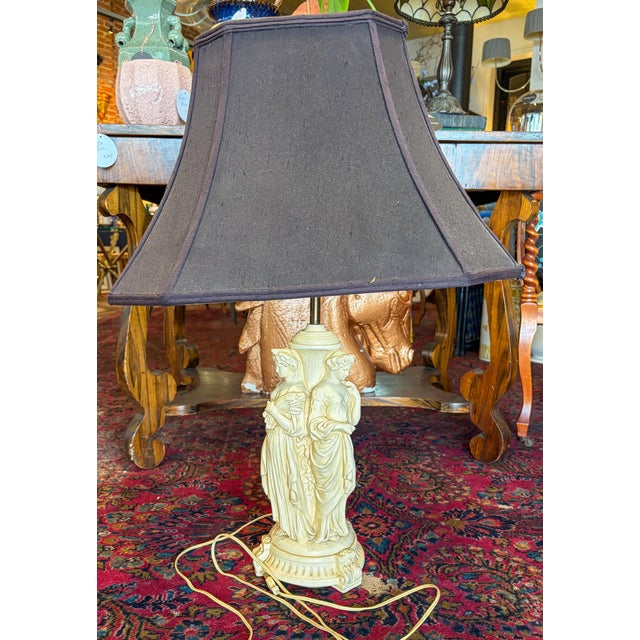 Traditional 1960s Three Graces Table Lamp For Sale - Image 3 of 12